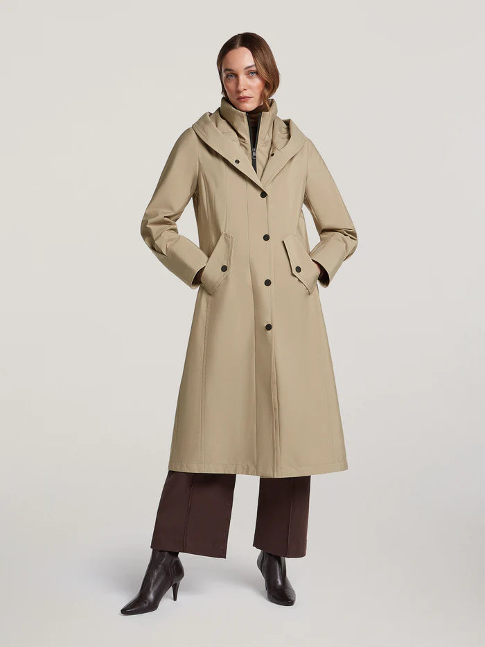Creenstone Camel Lightweight Technical Long Coat