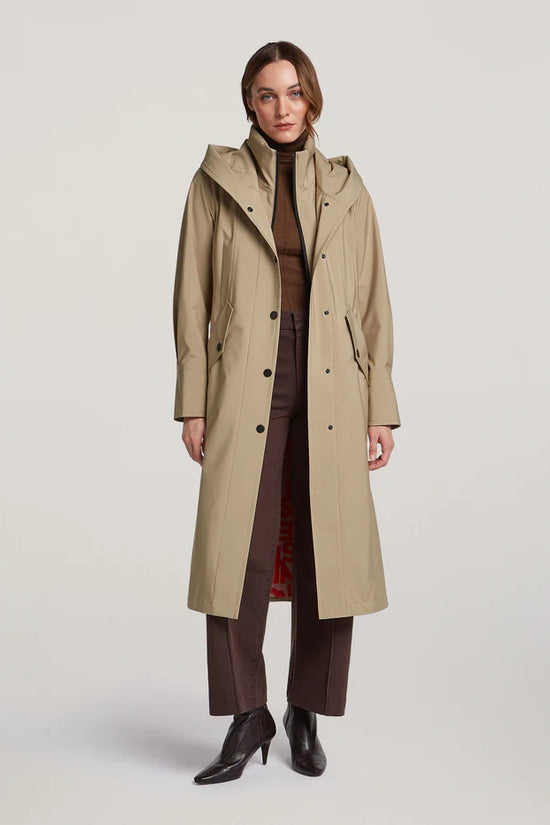 Creenstone Camel Lightweight Technical Long Coat