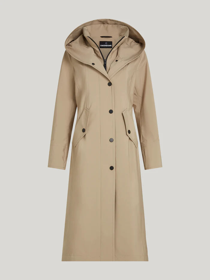 Creenstone Camel Lightweight Technical Long Coat