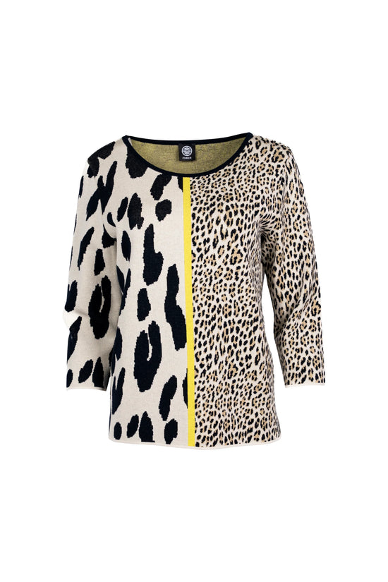 Faber Leopard Jacquard Sweater