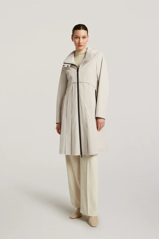 Creenstone Doreen pleated coat