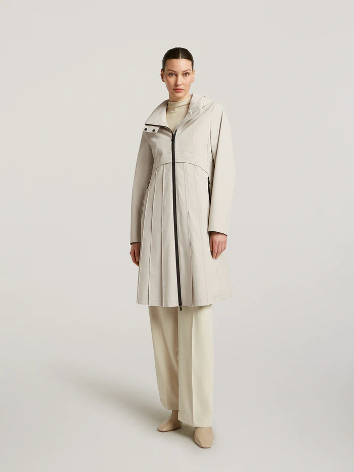 Creenstone Doreen pleated coat