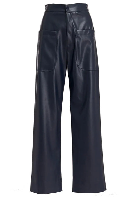 Essentiel Antwerp faux leather trouser Grate