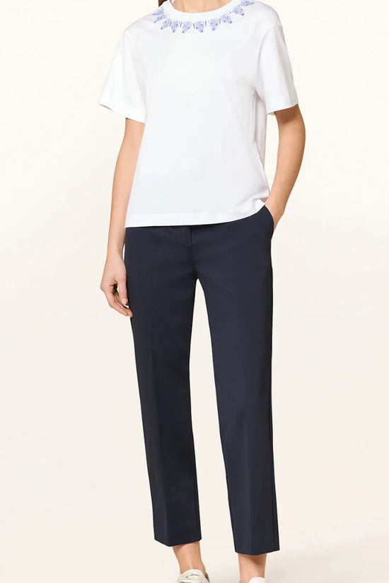 Marella Sport embroidered detail t-shirt Feluca