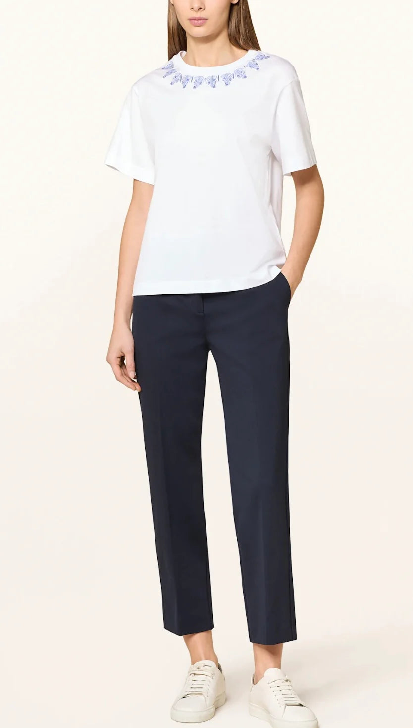Marella Sport embroidered detail t-shirt Feluca