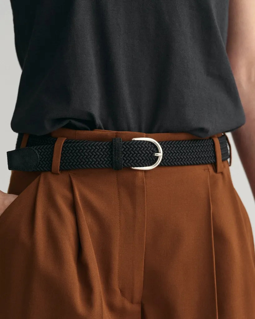 Gant black lizard patterned belt 4940024