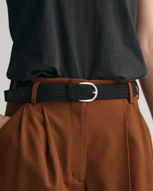 Gant black lizard patterned belt 4940024