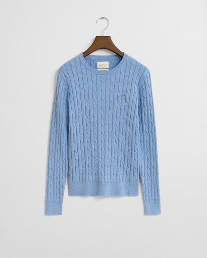 Gant stretch cotton cable sweater 4800100