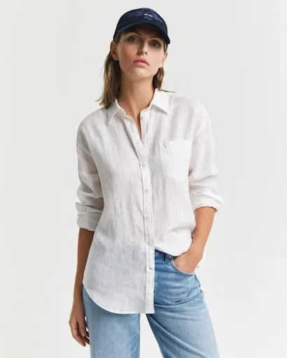 Gant white linen shirt 4300479