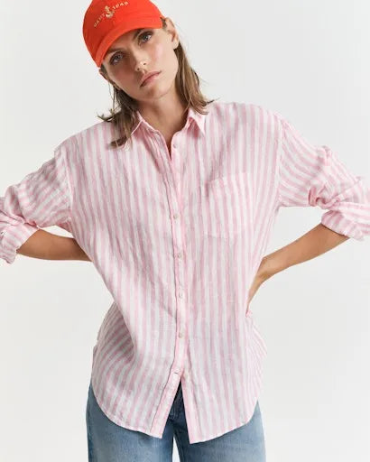 Gant striped linen shirt 4300476