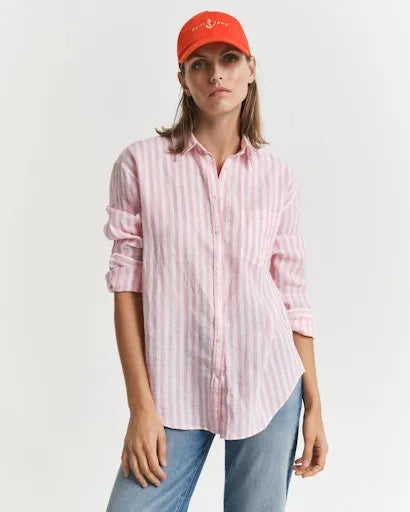 Gant striped linen shirt 4300476