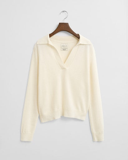 Gant cream wool rugger top 4805395