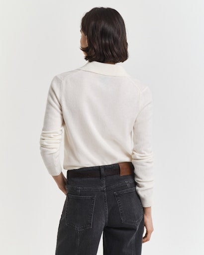 Gant cream wool rugger top 4805395