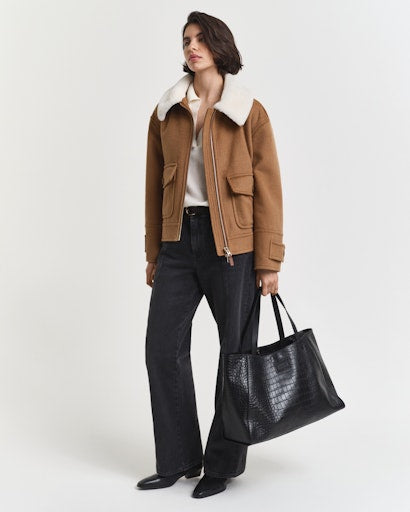 Gant cream wool rugger top 4805395