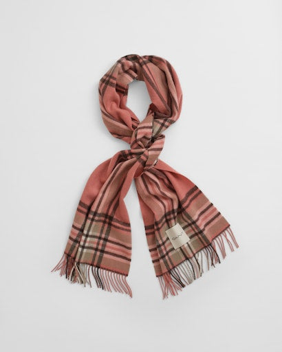 Gant tartan check wool scarf 4920259