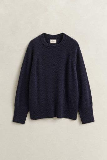 Gant Blue Wool Cashmere Crew Neck Sweater