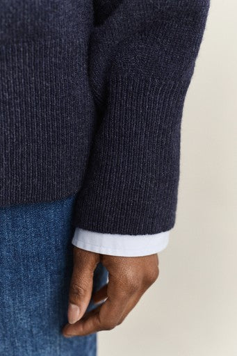 Gant Blue Wool Cashmere Crew Neck Sweater
