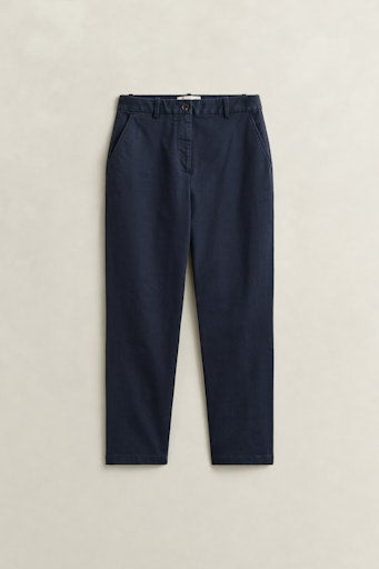 Gant Dark Blue Slim Fit Crop Length Chinos 4150380
