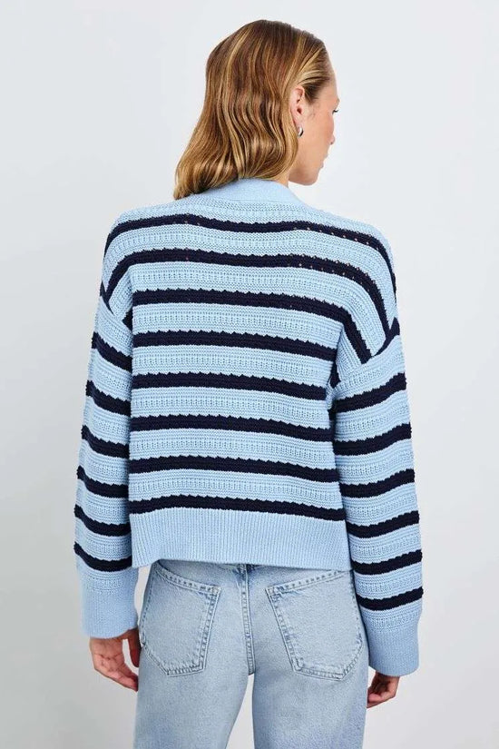 Rails v neck stripe cardigan Geneva