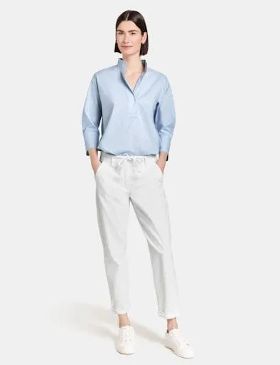Gerry Weber white jeans with tie 925045 66933