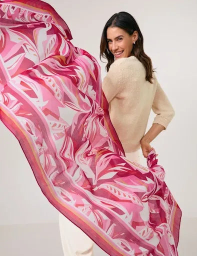 Gerry Weber floral patterned scarf 501006 72006