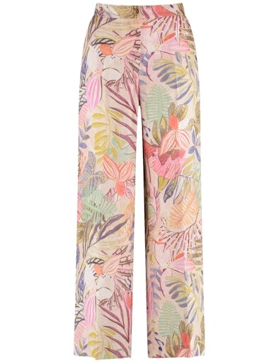 Gerry Weber wide leg linen trousers 520035 31236