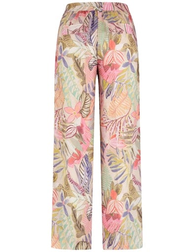 Gerry Weber wide leg linen trousers 520035 31236