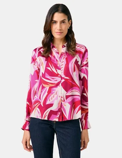 Gerry Weber leaf print shirt 560020 31452