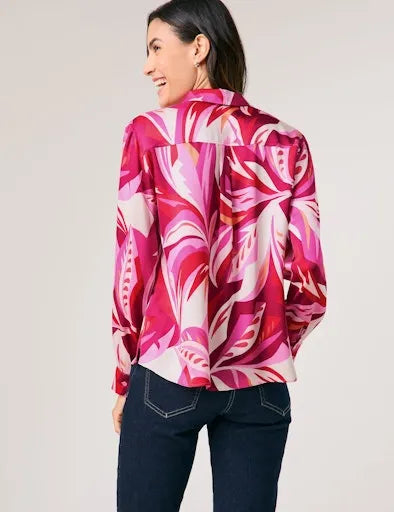 Gerry Weber leaf print shirt 560020 31452