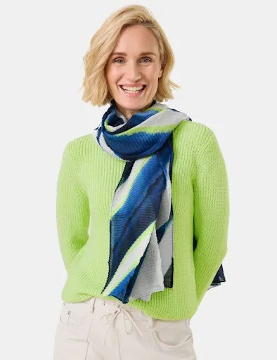 Gerry Weber diagonal stripe scarf 501001 72001 Jane Young