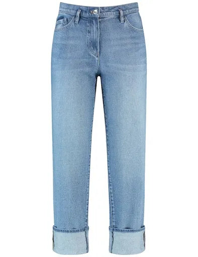 Gerry Weber wide turn-up jeans 520015 31625