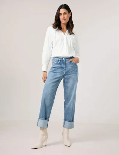 Gerry Weber wide turn-up jeans 520015 31625