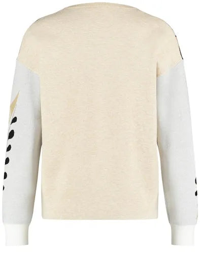 Gerry Weber leopard print sweater 571031 35714
