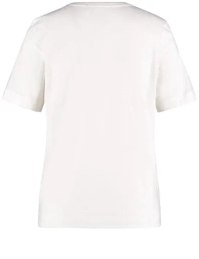 Gerry Weber shimmering front print t-shirt 570255 35003