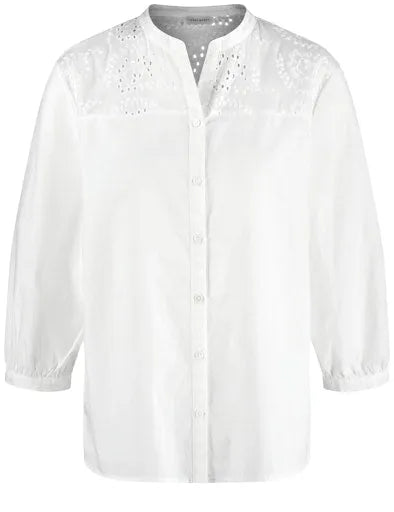 Gerry Weber broderie anglaise blouse 560050 31472