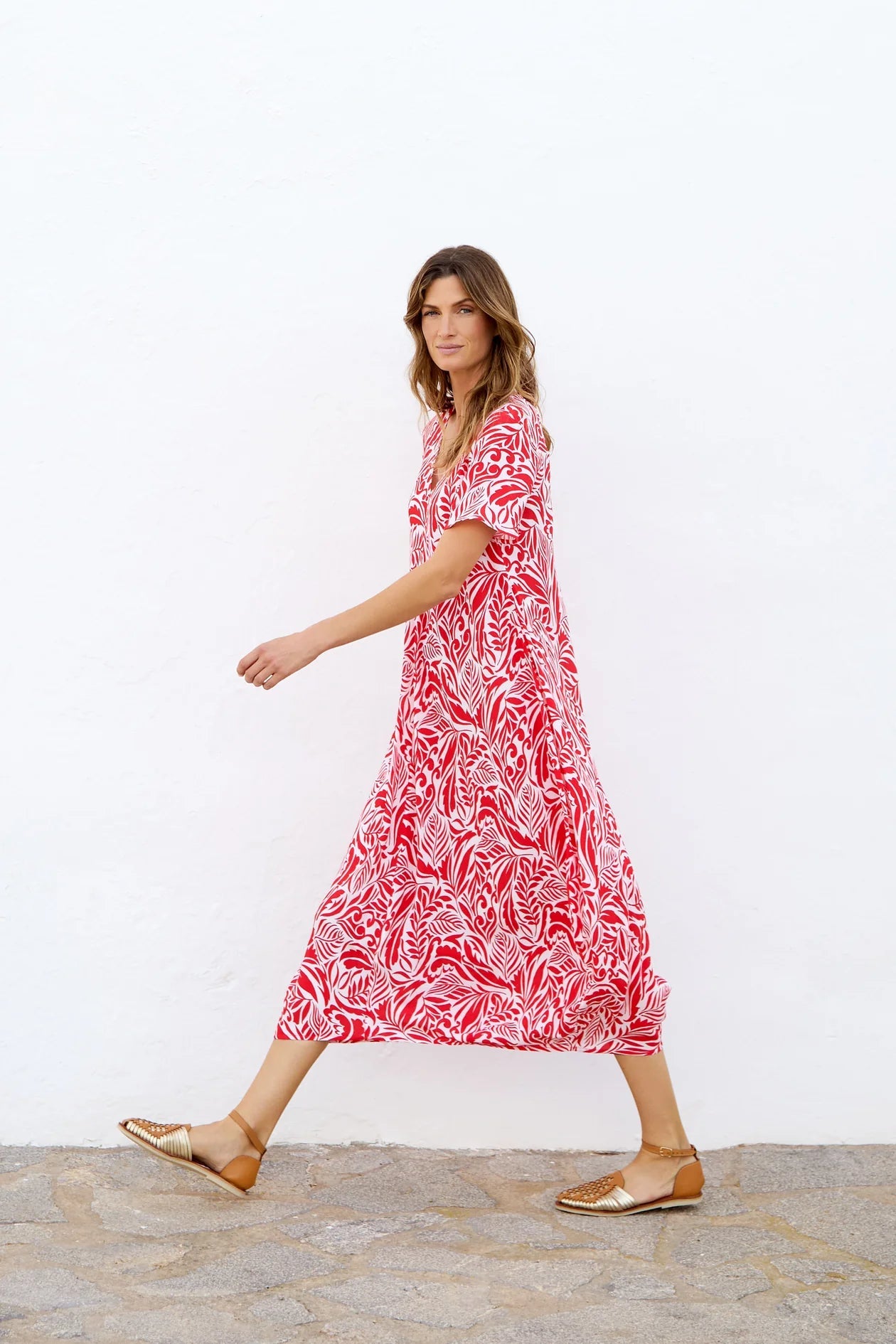 Sahara print bubble dress GRD1039-TBC