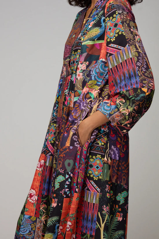 Sahara patchwork dress Grd6519-spw