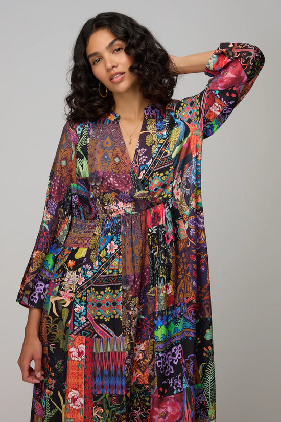 Sahara patchwork dress Grd6519-spw
