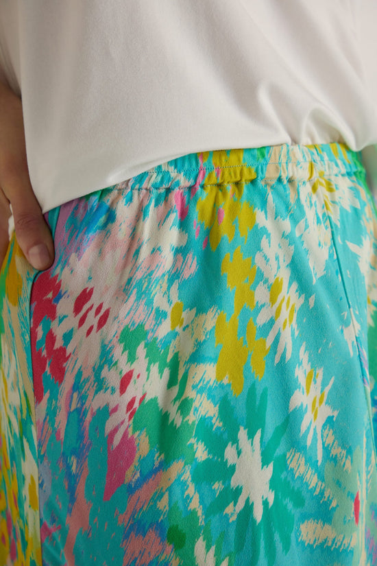 Sahara Multi-coloured Floral Oasis Bias Skirt 