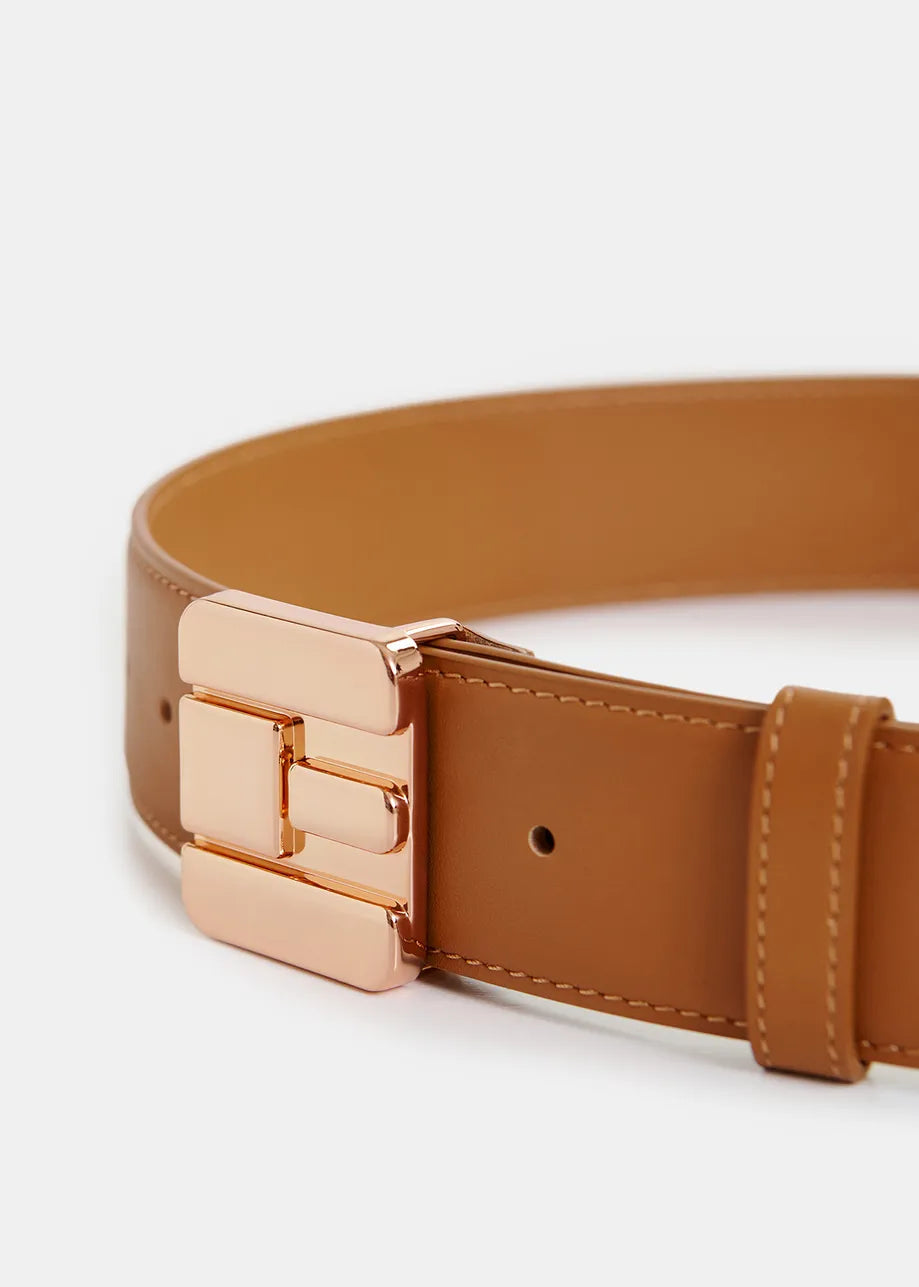 Essentiel Antwerp coconut leather belt Halways