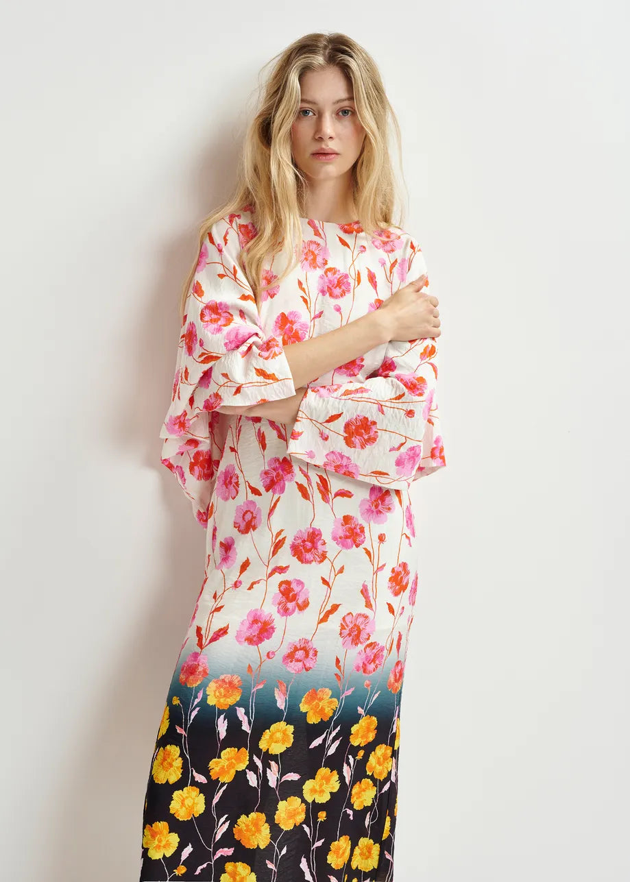 Essentiel Antwerp floral print midi dress Hermione