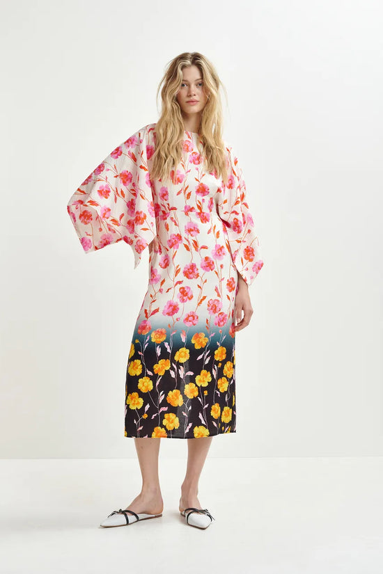 Essentiel Antwerp floral print midi dress Hermione