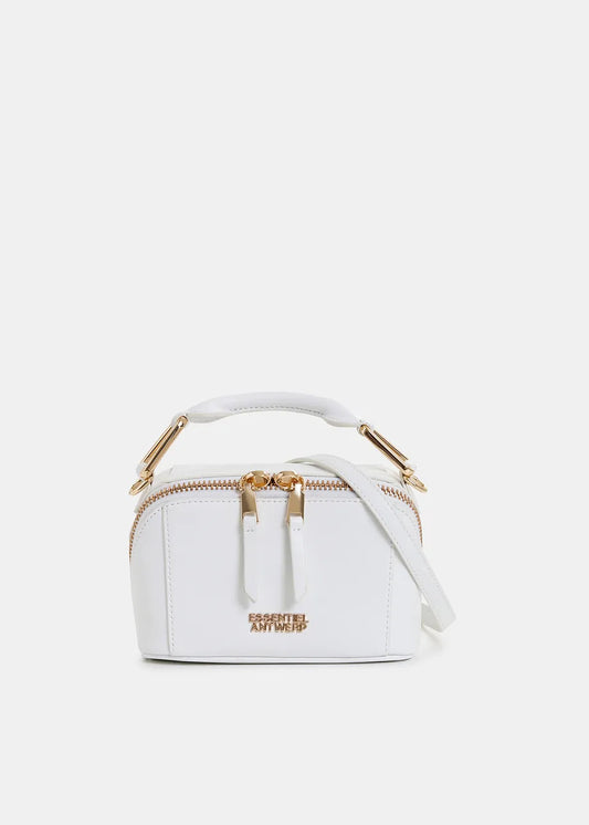 Essentiel Antwerp off-white leather mini bag Hini