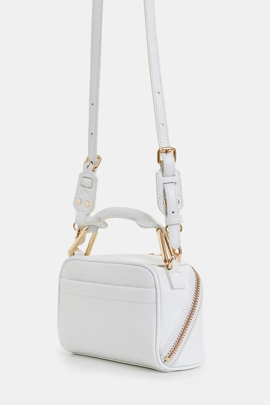 Essentiel Antwerp off-white leather mini bag Hini