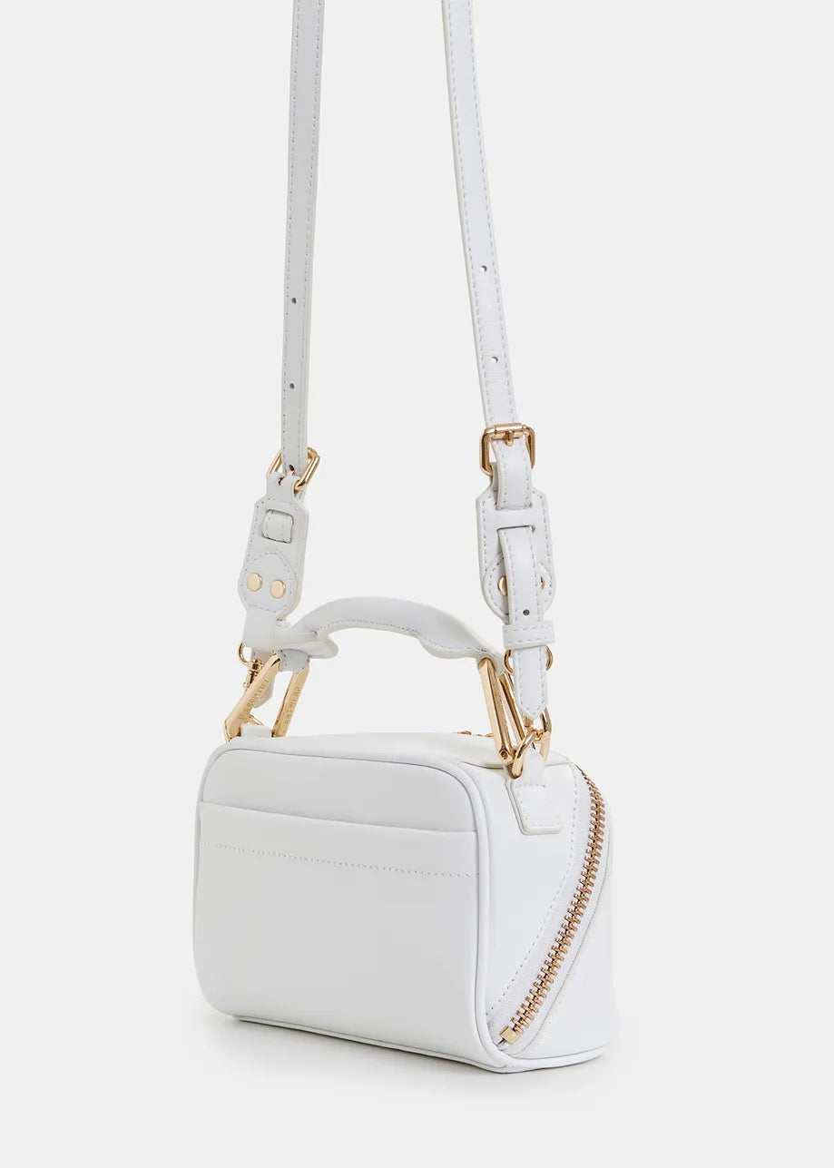 Essentiel Antwerp off-white leather mini bag Hini