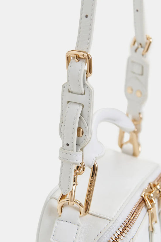Essentiel Antwerp off-white leather mini bag Hini