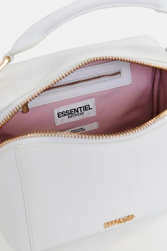 Essentiel Antwerp off-white leather mini bag Hini