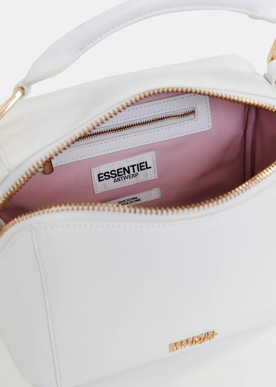 Essentiel Antwerp off-white leather mini bag Hini