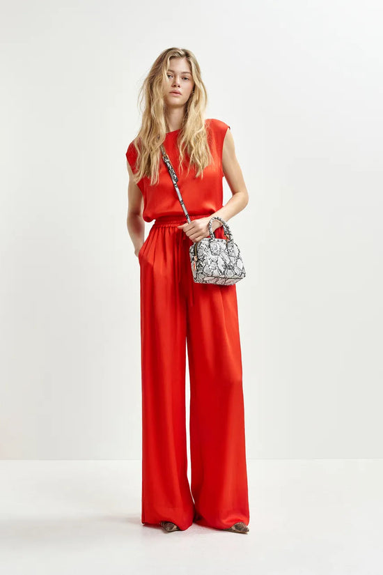 Essentiel Antwerp wide leg track pants Hollusk