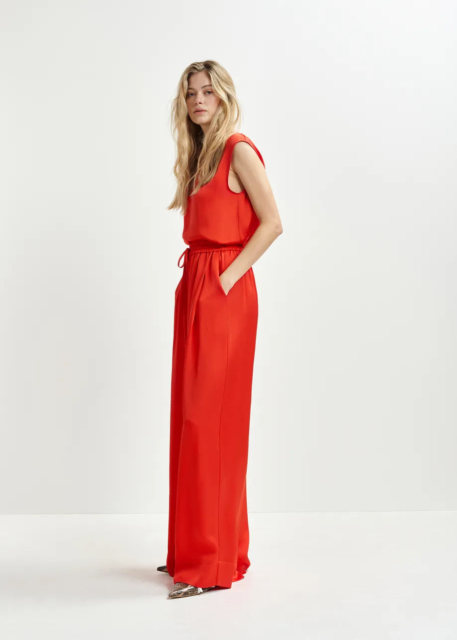 Essentiel Antwerp wide leg track pants Hollusk